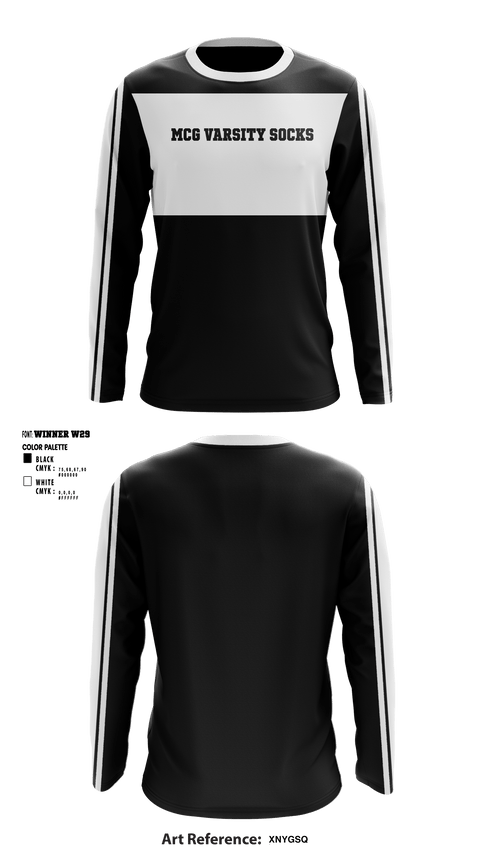 Long Sleeve Performance Shirt, McG Varsity, School Spirit Store, Teamtime, Team time, sublimation, custom sports apparel, team uniforms, spirit wear, spiritwear, sports uniforms, custom shirts, team store, custom team store, fundraiser sports, apparel fundraiser
