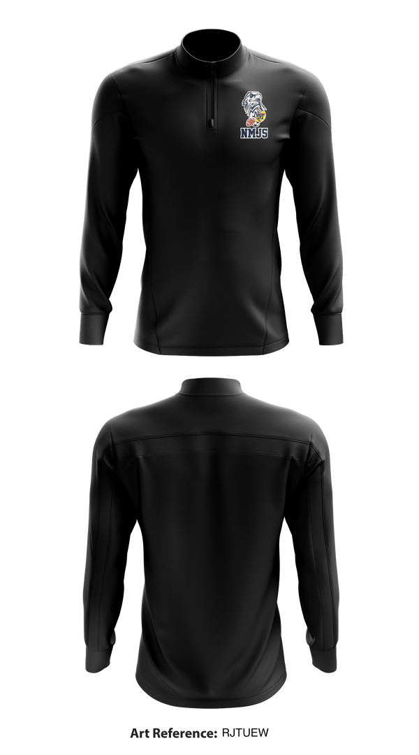 Quarter Zip Jacket, New Martinsville Junior Sports, Men's Basketball, Teamtime, Team time, sublimation, custom sports apparel, team uniforms, spirit wear, spiritwear, sports uniforms, custom shirts, team store, custom team store, fundraiser sports, apparel fundraiser