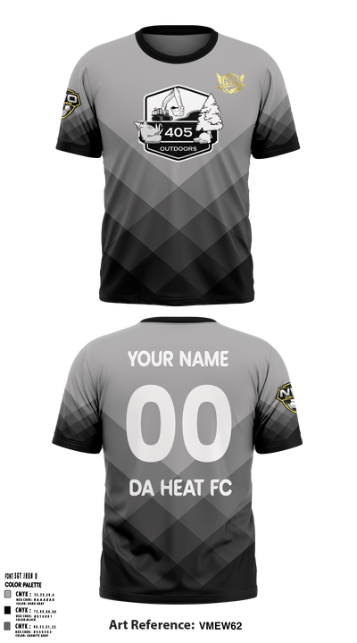 DA HEAT FC 42627716 Short Sleeve Performance Shirt - 7
