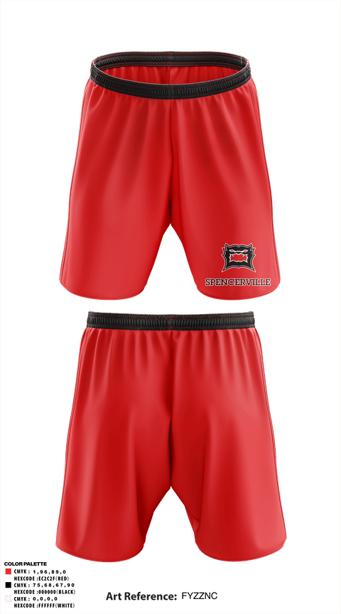 Athletic Shorts With Pockets, Spencerville Middle School Baseball, Baseball, Teamtime, Team time, sublimation, custom sports apparel, team uniforms, spirit wear, spiritwear, sports uniforms, custom shirts, team store, custom team store, fundraiser sports, apparel fundraiser