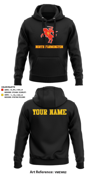 Hoodie, North Farmington High School Basketball, Men's Basketball, Teamtime, Team time, sublimation, custom sports apparel, team uniforms, spirit wear, spiritwear, sports uniforms, custom shirts, team store, custom team store, fundraiser sports, apparel fundraiser
