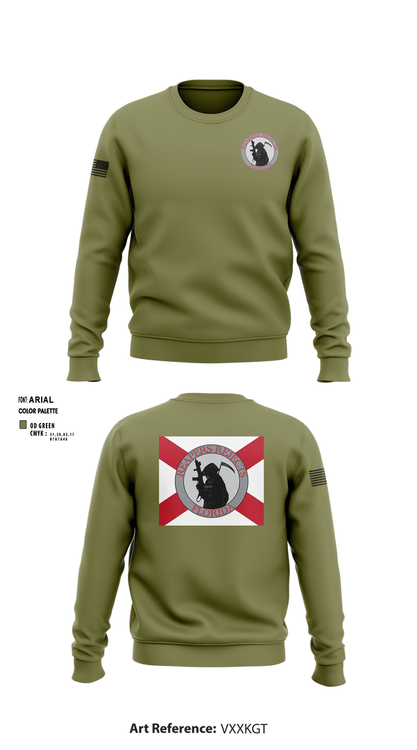 Crew Neck Sweatshirt, Reapers Rejects, , Teamtime, Team time, sublimation, custom sports apparel, team uniforms, spirit wear, spiritwear, sports uniforms, custom shirts, team store, custom team store, fundraiser sports, apparel fundraiser