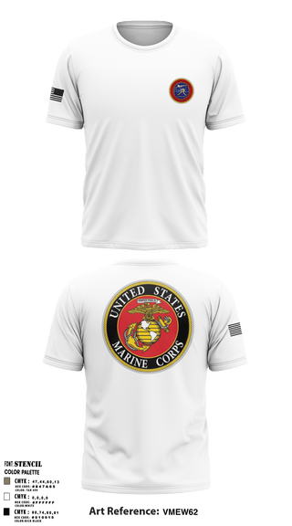 Short Sleeve Performance Shirt, , Marines, Teamtime, Team time, sublimation, custom sports apparel, team uniforms, spirit wear, spiritwear, sports uniforms, custom shirts, team store, custom team store, fundraiser sports, apparel fundraiser