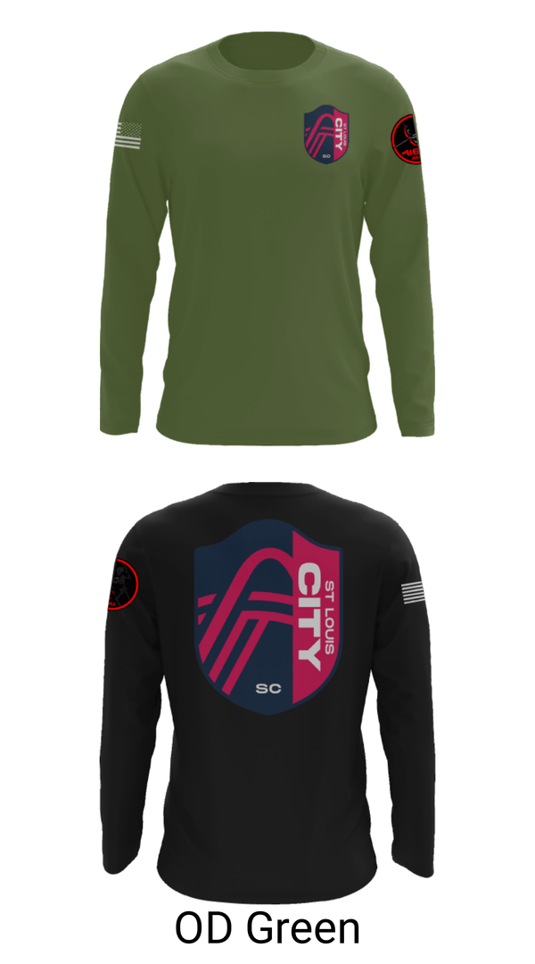 Long Sleeve Performance Shirt, , Army, Teamtime, Team time, sublimation, custom sports apparel, team uniforms, spirit wear, spiritwear, sports uniforms, custom shirts, team store, custom team store, fundraiser sports, apparel fundraiser