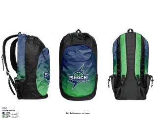 Gear Bag, SHOCK ELITE, Men's Basketball, Teamtime, Team time, sublimation, custom sports apparel, team uniforms, spirit wear, spiritwear, sports uniforms, custom shirts, team store, custom team store, fundraiser sports, apparel fundraiser
