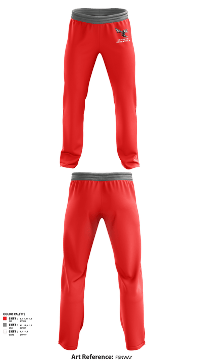 Honesdale High School Basketball 24985503 Sweatpants - 3