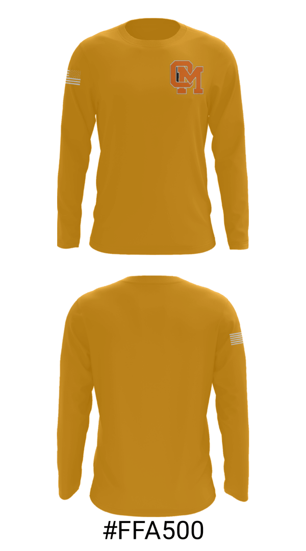 Long Sleeve Performance Shirt, Oakland Mills High School Basketball, Women's Basketball, Teamtime, Team time, sublimation, custom sports apparel, team uniforms, spirit wear, spiritwear, sports uniforms, custom shirts, team store, custom team store, fundraiser sports, apparel fundraiser