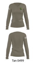 716th MP Bn 98183113 Women's Long Sleeve V-neck Shirt - 41