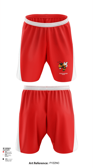 Athletic Shorts With Pockets, Yellow Jackets, Cheer, Teamtime, Team time, sublimation, custom sports apparel, team uniforms, spirit wear, spiritwear, sports uniforms, custom shirts, team store, custom team store, fundraiser sports, apparel fundraiser