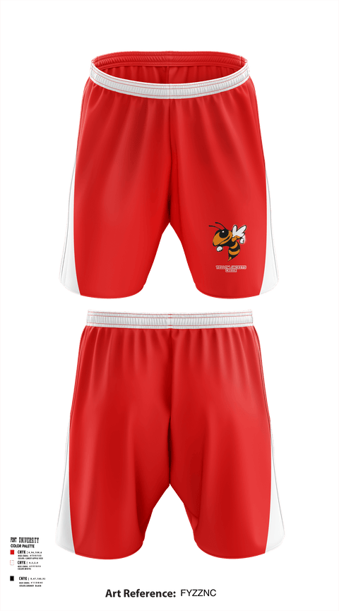 Athletic Shorts With Pockets, Yellow Jackets, Cheer, Teamtime, Team time, sublimation, custom sports apparel, team uniforms, spirit wear, spiritwear, sports uniforms, custom shirts, team store, custom team store, fundraiser sports, apparel fundraiser