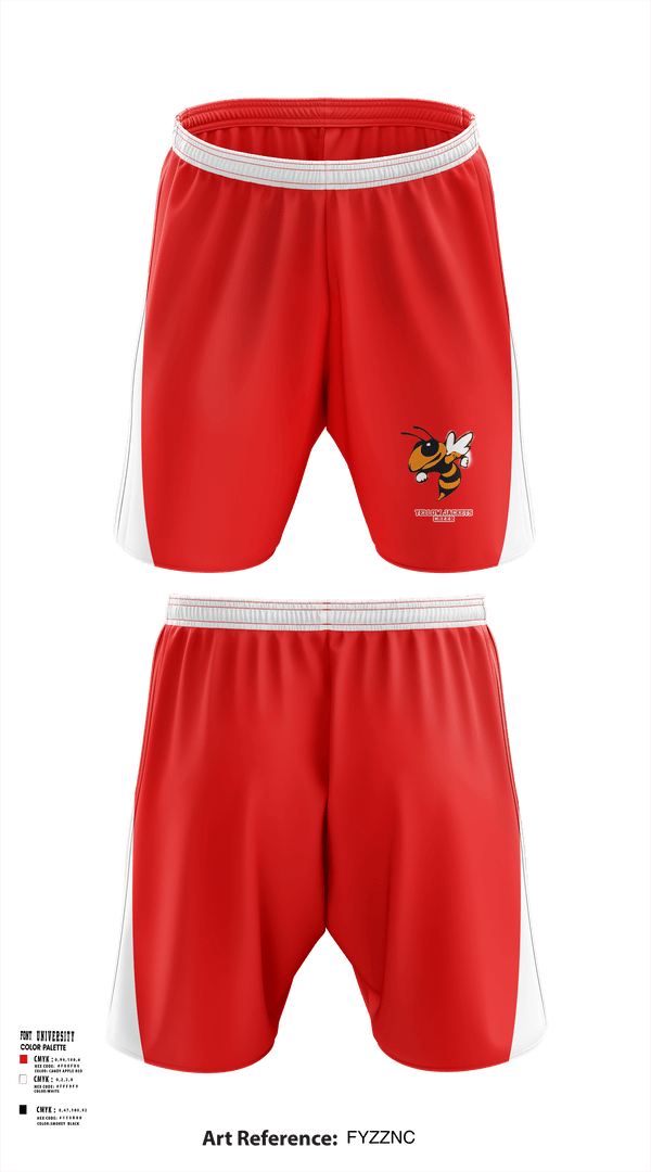Athletic Shorts With Pockets, Yellow Jackets, Cheer, Teamtime, Team time, sublimation, custom sports apparel, team uniforms, spirit wear, spiritwear, sports uniforms, custom shirts, team store, custom team store, fundraiser sports, apparel fundraiser