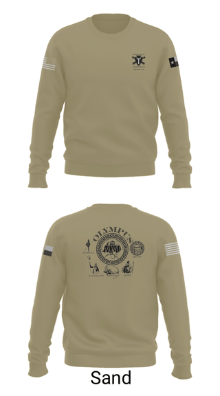Crew Neck Sweatshirt, 3-133 FA, Army, Teamtime, Team time, sublimation, custom sports apparel, team uniforms, spirit wear, spiritwear, sports uniforms, custom shirts, team store, custom team store, fundraiser sports, apparel fundraiser