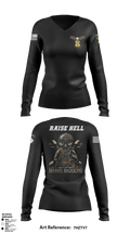 Bravo Badgers, 101 STB 90284504 Women's Long Sleeve V-neck Shirt - 51