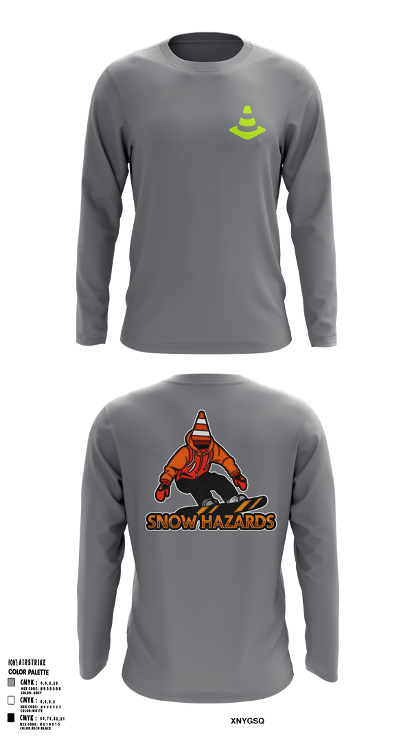 Long Sleeve Performance Shirt, Hazardous, , Teamtime, Team time, sublimation, custom sports apparel, team uniforms, spirit wear, spiritwear, sports uniforms, custom shirts, team store, custom team store, fundraiser sports, apparel fundraiser