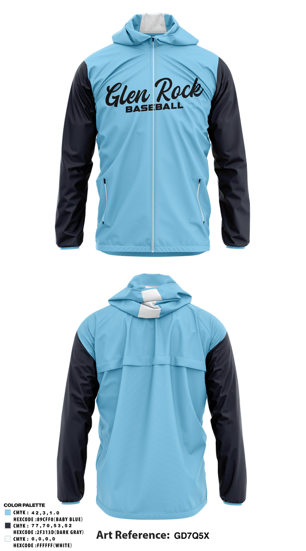 Windbreaker, Glen Rock Panthers 12U, Baseball, Teamtime, Team time, sublimation, custom sports apparel, team uniforms, spirit wear, spiritwear, sports uniforms, custom shirts, team store, custom team store, fundraiser sports, apparel fundraiser