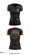 A Co, 2-13th AVN REGT 95713396 Women's Short Sleeve V-neck Shirt - 1