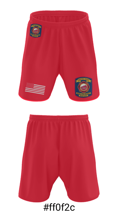 Canyon Creek Rural Fire District 51909217 Athletic Shorts With Pockets - 25