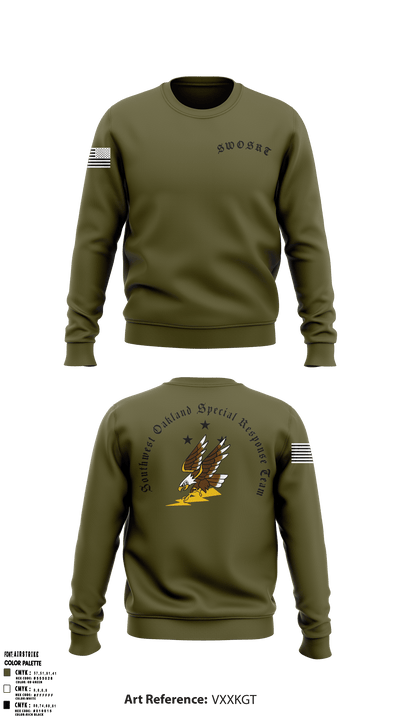 Southwest Oakland Special Response Team 47752248 Crew Neck Sweatshirt - 1