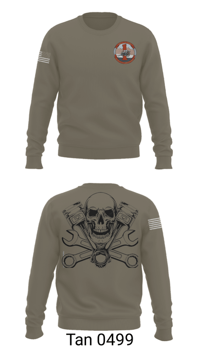 1st Battalion 10th Marines 30175509 Crew Neck Sweatshirt - 11
