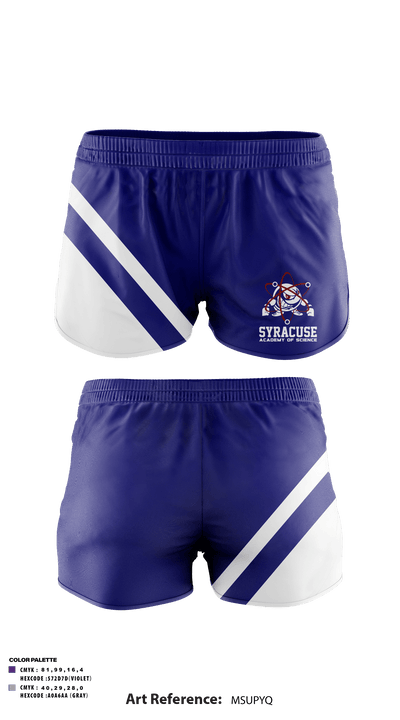Syracuse Academy of Science 19382903 Track Shorts - 1