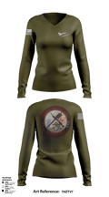 LAAD 78111805 Women's Long Sleeve V-neck Shirt - 1