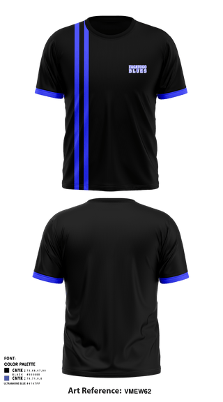 Short Sleeve Performance Shirt, Fagatogo Blues, Men's Soccer, Teamtime, Team time, sublimation, custom sports apparel, team uniforms, spirit wear, spiritwear, sports uniforms, custom shirts, team store, custom team store, fundraiser sports, apparel fundraiser