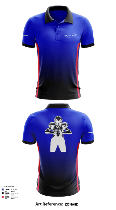 THE PIT U.S.A 78892616 Short Sleeve Performance Polo - 1