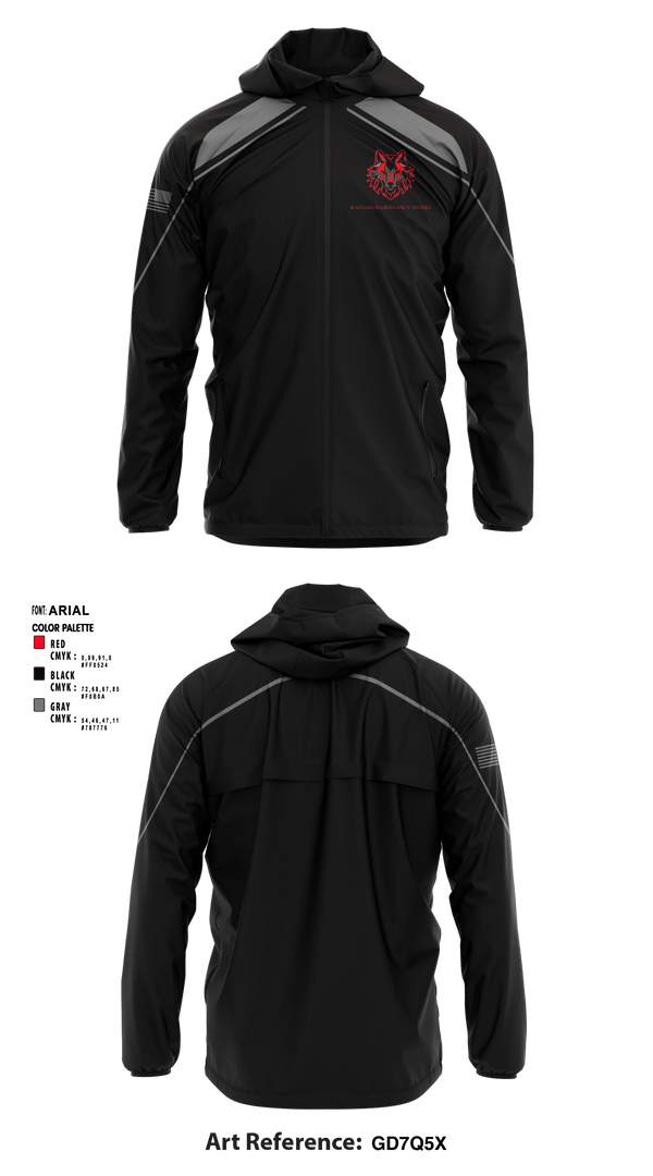 Windbreaker, Ragnarok Ordnance Works, , Teamtime, Team time, sublimation, custom sports apparel, team uniforms, spirit wear, spiritwear, sports uniforms, custom shirts, team store, custom team store, fundraiser sports, apparel fundraiser