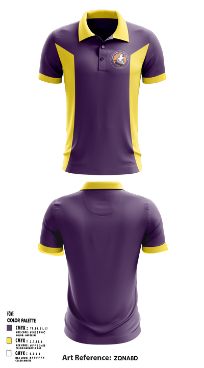 Downtown College Prep - El Primero High School 63396223 Short Sleeve Performance Polo - 1