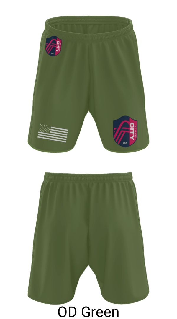 Athletic Shorts With Pockets, , Army, Teamtime, Team time, sublimation, custom sports apparel, team uniforms, spirit wear, spiritwear, sports uniforms, custom shirts, team store, custom team store, fundraiser sports, apparel fundraiser