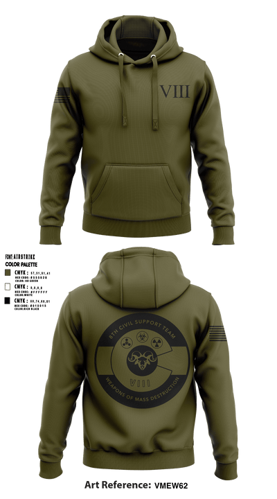 8th WMD-Civil Support Team 4584210 Hoodie - 2