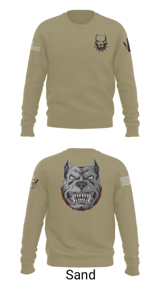 Crew Neck Sweatshirt, , Army, Teamtime, Team time, sublimation, custom sports apparel, team uniforms, spirit wear, spiritwear, sports uniforms, custom shirts, team store, custom team store, fundraiser sports, apparel fundraiser