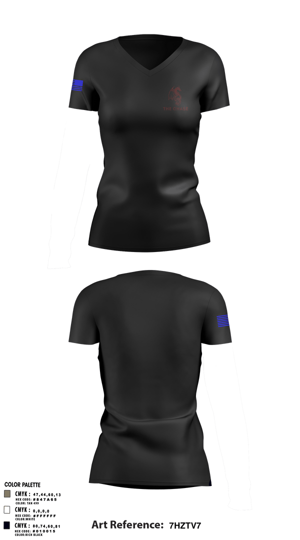 Women's Short Sleeve Vneck Shirt, , Police, Teamtime, Team time, sublimation, custom sports apparel, team uniforms, spirit wear, spiritwear, sports uniforms, custom shirts, team store, custom team store, fundraiser sports, apparel fundraiser
