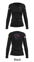 Nittany Lion Battalion 19698812 Women's Long Sleeve V-neck Shirt - 39
