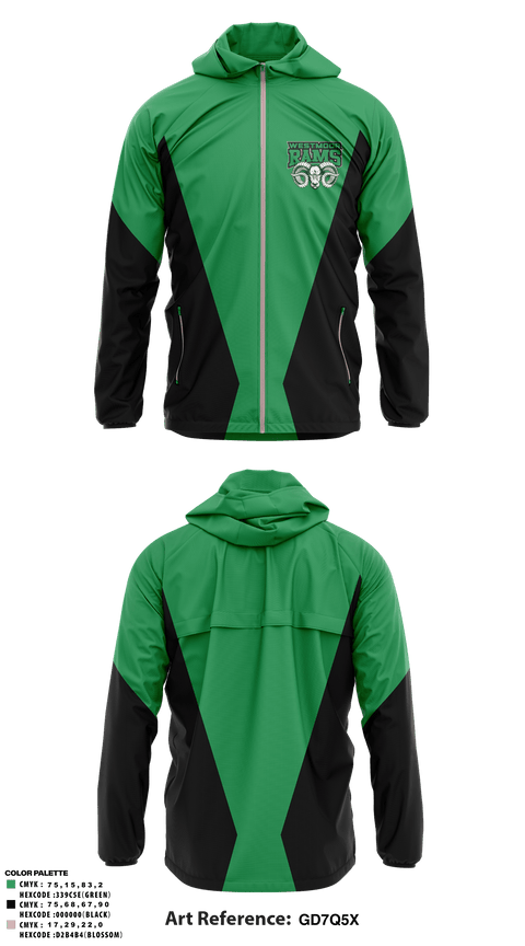 Windbreaker, Westmoor Rams, Baseball, Teamtime, Team time, sublimation, custom sports apparel, team uniforms, spirit wear, spiritwear, sports uniforms, custom shirts, team store, custom team store, fundraiser sports, apparel fundraiser