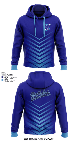 Hoodie, North Lake Little League, Spirit Store, Teamtime, Team time, sublimation, custom sports apparel, team uniforms, spirit wear, spiritwear, sports uniforms, custom shirts, team store, custom team store, fundraiser sports, apparel fundraiser