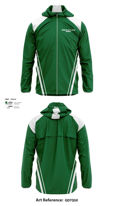 Franklin Little League Baseball 87515157 Windbreaker - 1