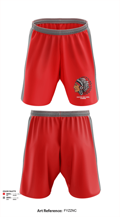 Edgewood High School Swimming 40167347 Athletic Shorts With Pockets - 1