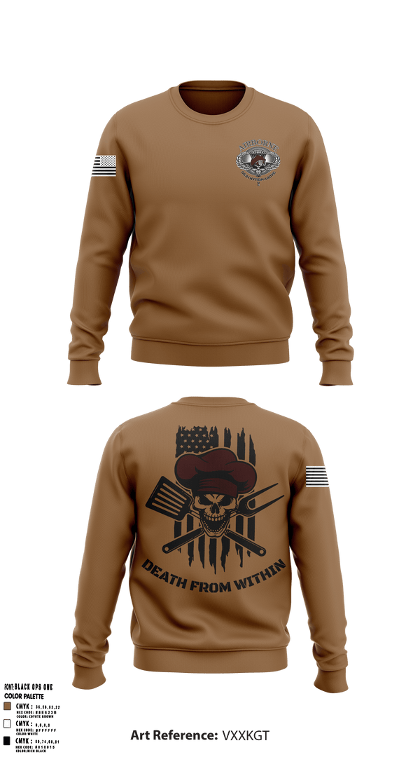 Crew Neck Sweatshirt, , Army, Teamtime, Team time, sublimation, custom sports apparel, team uniforms, spirit wear, spiritwear, sports uniforms, custom shirts, team store, custom team store, fundraiser sports, apparel fundraiser