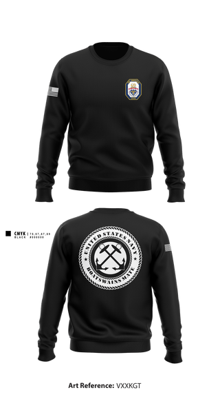 Crew Neck Sweatshirt, Boatswains mate, Navy, Teamtime, Team time, sublimation, custom sports apparel, team uniforms, spirit wear, spiritwear, sports uniforms, custom shirts, team store, custom team store, fundraiser sports, apparel fundraiser