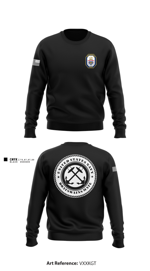 Crew Neck Sweatshirt, Boatswains mate, Navy, Teamtime, Team time, sublimation, custom sports apparel, team uniforms, spirit wear, spiritwear, sports uniforms, custom shirts, team store, custom team store, fundraiser sports, apparel fundraiser