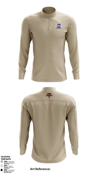 Quarter Zip Jacket, , Army, Teamtime, Team time, sublimation, custom sports apparel, team uniforms, spirit wear, spiritwear, sports uniforms, custom shirts, team store, custom team store, fundraiser sports, apparel fundraiser