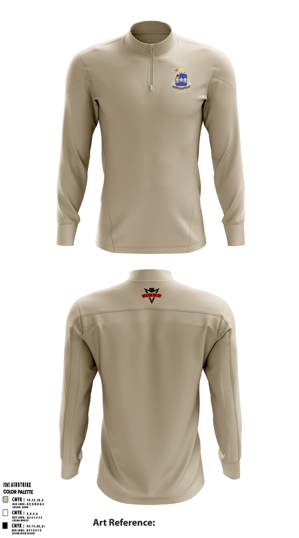 Quarter Zip Jacket, , Army, Teamtime, Team time, sublimation, custom sports apparel, team uniforms, spirit wear, spiritwear, sports uniforms, custom shirts, team store, custom team store, fundraiser sports, apparel fundraiser