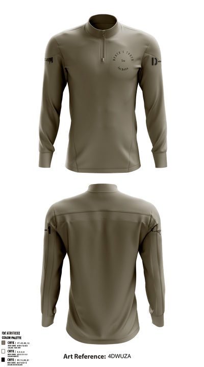 Death's Touch Tex 51753368 Quarter Zip Jacket - 3