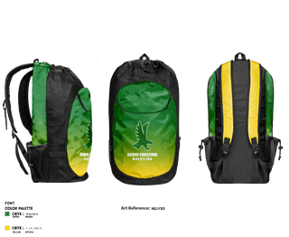 Gear Bag, Akron Firestone High School Wresling, Wrestling, Teamtime, Team time, sublimation, custom sports apparel, team uniforms, spirit wear, spiritwear, sports uniforms, custom shirts, team store, custom team store, fundraiser sports, apparel fundraiser