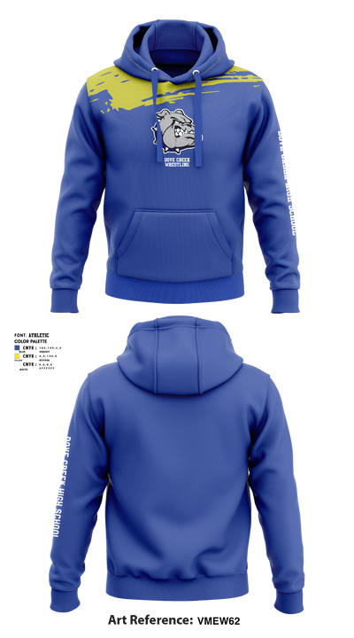 Dove Creek High School Wrestling 23009999 Hoodie - 2