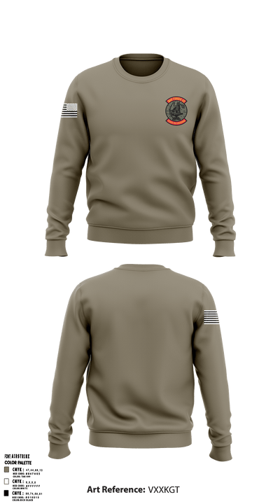 War Forged K9 70514663 Crew Neck Sweatshirt - 1