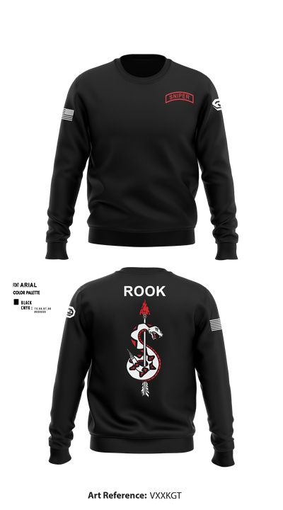Rook 25414745 Crew Neck Sweatshirt - 1