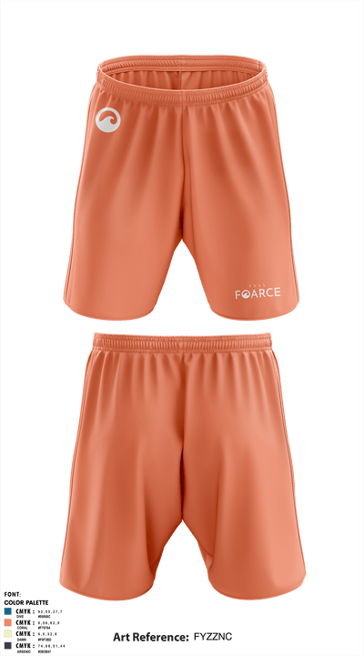 Full Foarce 4418872 Athletic Shorts With Pockets - 1