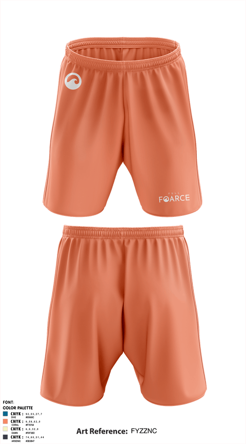Athletic Shorts With Pockets, Full Foarce, Spirit Store, Teamtime, Team time, sublimation, custom sports apparel, team uniforms, spirit wear, spiritwear, sports uniforms, custom shirts, team store, custom team store, fundraiser sports, apparel fundraiser